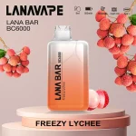一次性電子煙 LANA Bar BC 6000口 - 荔枝口味